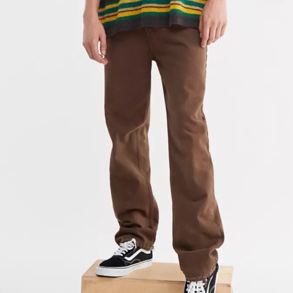 BDG Other - BDG Urban Outfitters Men 29/30 Cocoa Brown Denim Mid-Rise Vintage Slim Fit Jeans